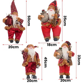 Boneco Papai Noel Decorativo 30cm Powerstill