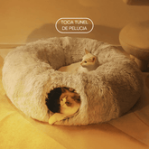 Toca Túnel de Pelúcia Para Gatos