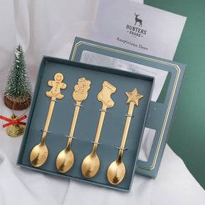 Conjunto Colheres Decorativas de Natal