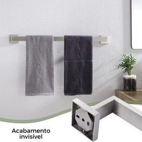 Acessório Para Banheiro Aço Inox 5 Peças - POWERSTILL