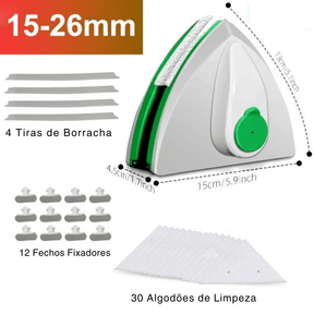 Limpador de Vidro Magnético para Janela Vidraça Aquário AmiGlass