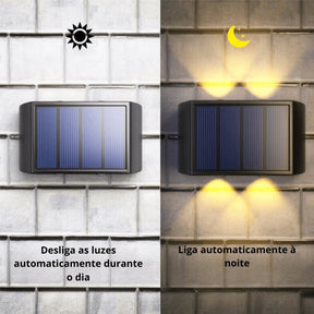 Arandela de Parede Área Externa de Led Solar - POWERSTILL