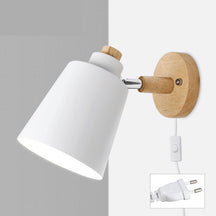 Arandela de Parede Wooden Com Interruptor - POWERSTILL