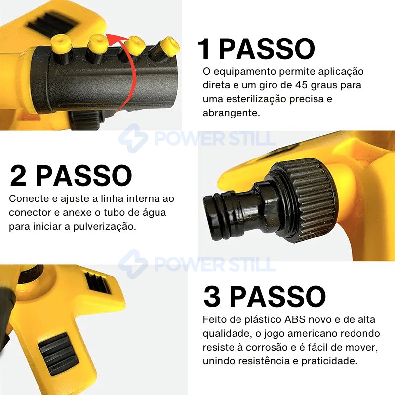 Aspersor Irrigacão Para Horta Econômico Sprinkler 360° - POWERSTILL