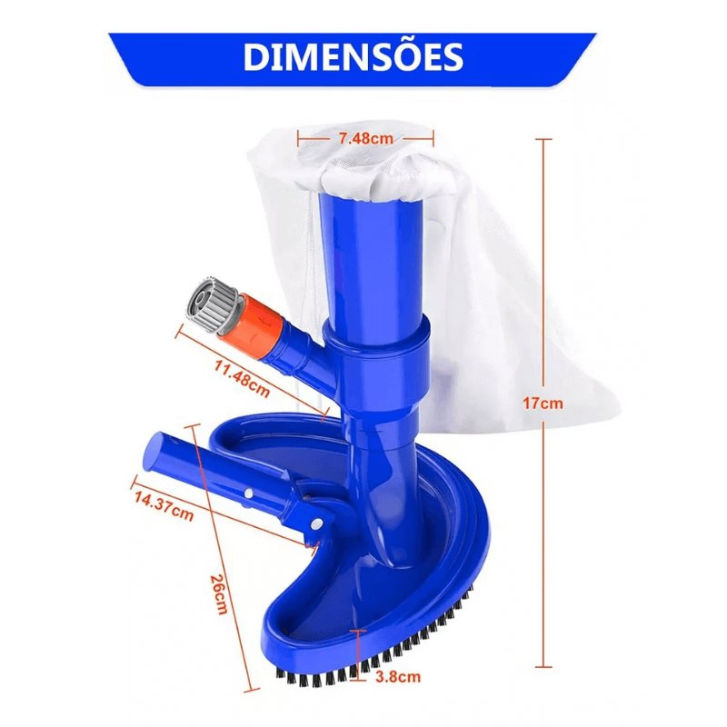 Aspirador A Vacuo Pra Piscina | Prático E Econômico - POWERSTILL