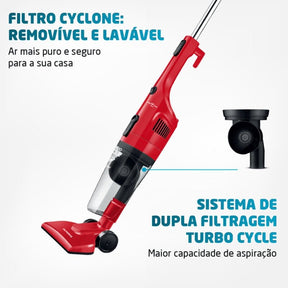 Aspirador de Pó Vertical 2 em 1 Mondial Turbo Cycle AP36 1200W - POWERSTILL