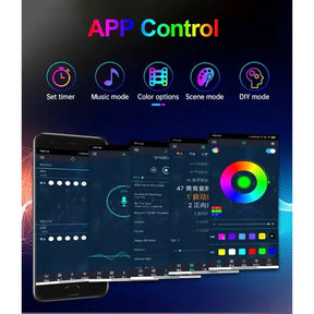 Pisca Pisca Natal LED RGB com Sensor e App - IP68 USB