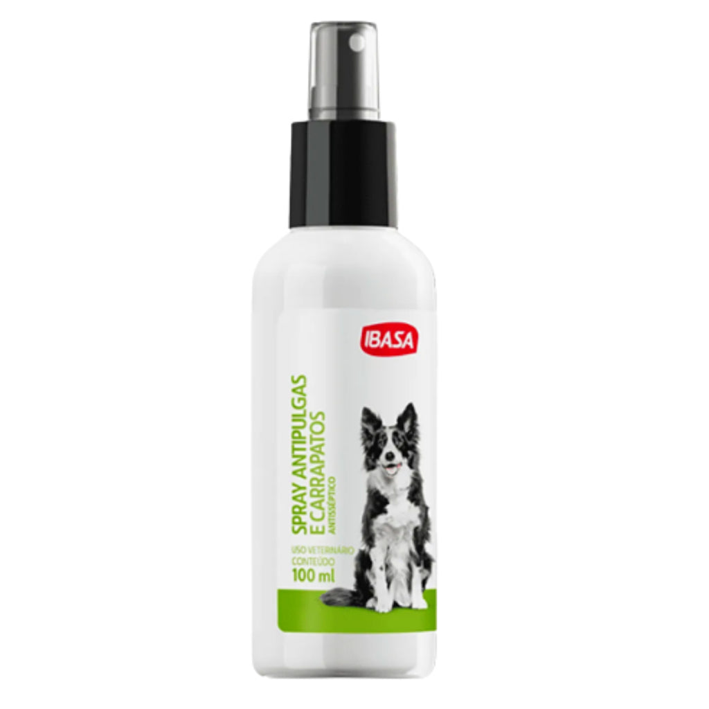 Spray Antipulgas e Carrapatos para Cães - IBASA