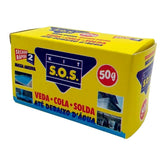 Kit Sos Veda-cola-solda Até Debaixo D'agua 50g Massa