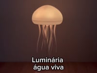 Luminária Criativa LED em Forma de Água-Viva