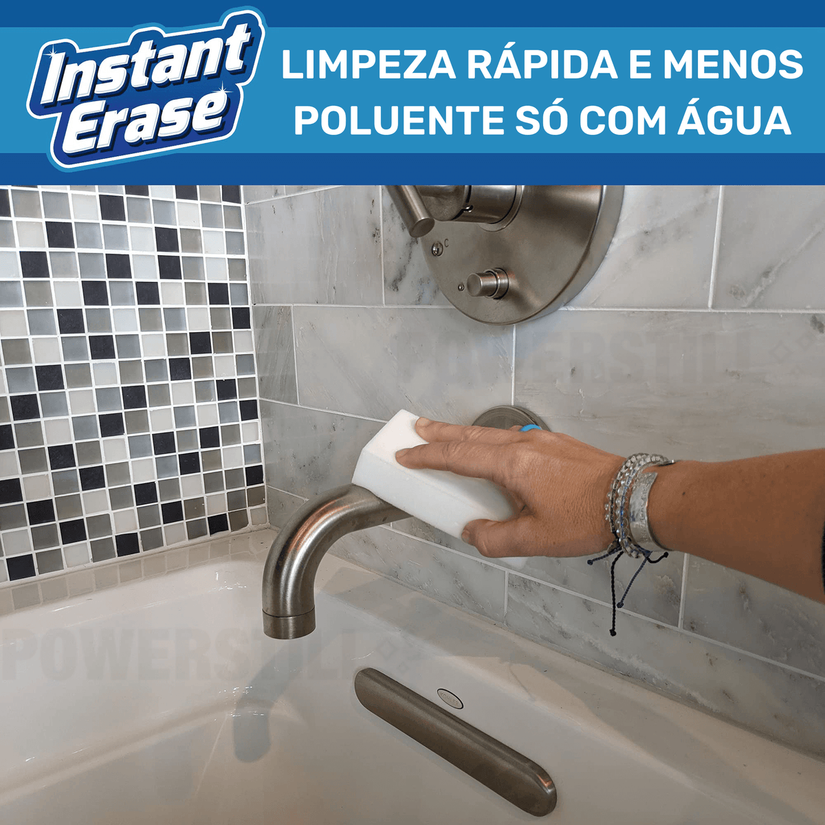 Esponja Mágica para Limpeza Pesada Instant Erase